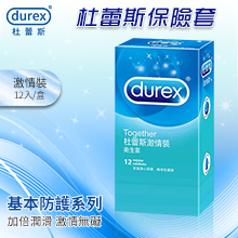 杜蕾斯Durex ‧ 激情裝保險套12片裝