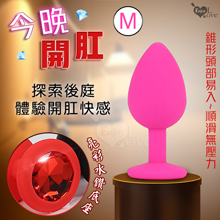 Enjoy Love ‧ 今晚開肛  亮彩水鑽滑順矽膠後庭肛塞﹝...