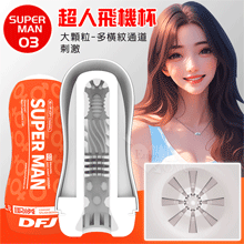取悅 ‧ SUPERMAN 3 ~ 超人飛機深喉杯﹝大顆粒-多橫紋通道﹞
