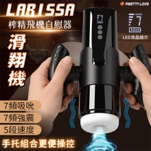 派蒂菈 ‧ LARISSA 滑翔機 LED液晶顯示7頻吸吮+7頻強震x5段速度榨精飛機自慰器﹝+手托組合更便操控﹞