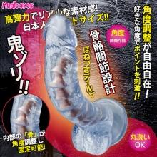 日本NPG．ほねつきデイ靈活自由角度吸盤老二透明陽具﹝骨骼關節設計﹞